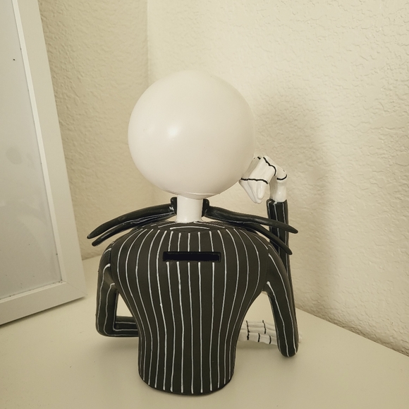 Disney Nightmare Before Christmas Jack Skellington Sculpted Coin Bank - Picture 3 of 6